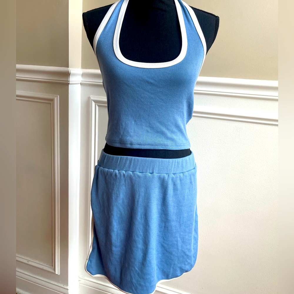 2 Piece tank top/ skirt set size medium